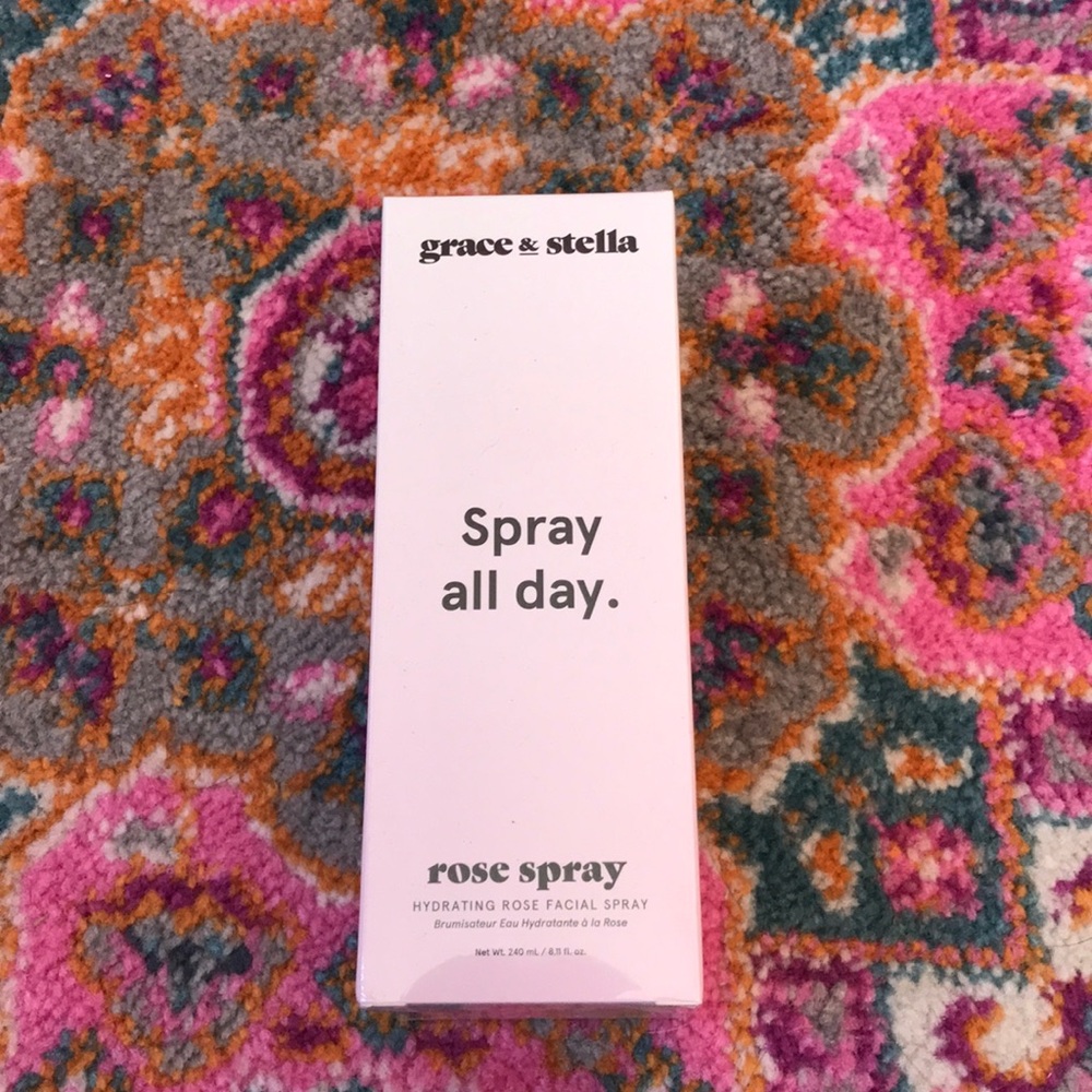 Grace & Stella rose water facial mist